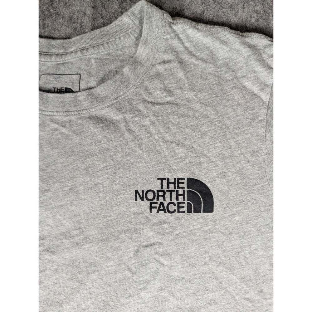The North Face Womens Grey Never Stop Exploring Box Logo Graphic T-Shirt M - Picture 5 of 9